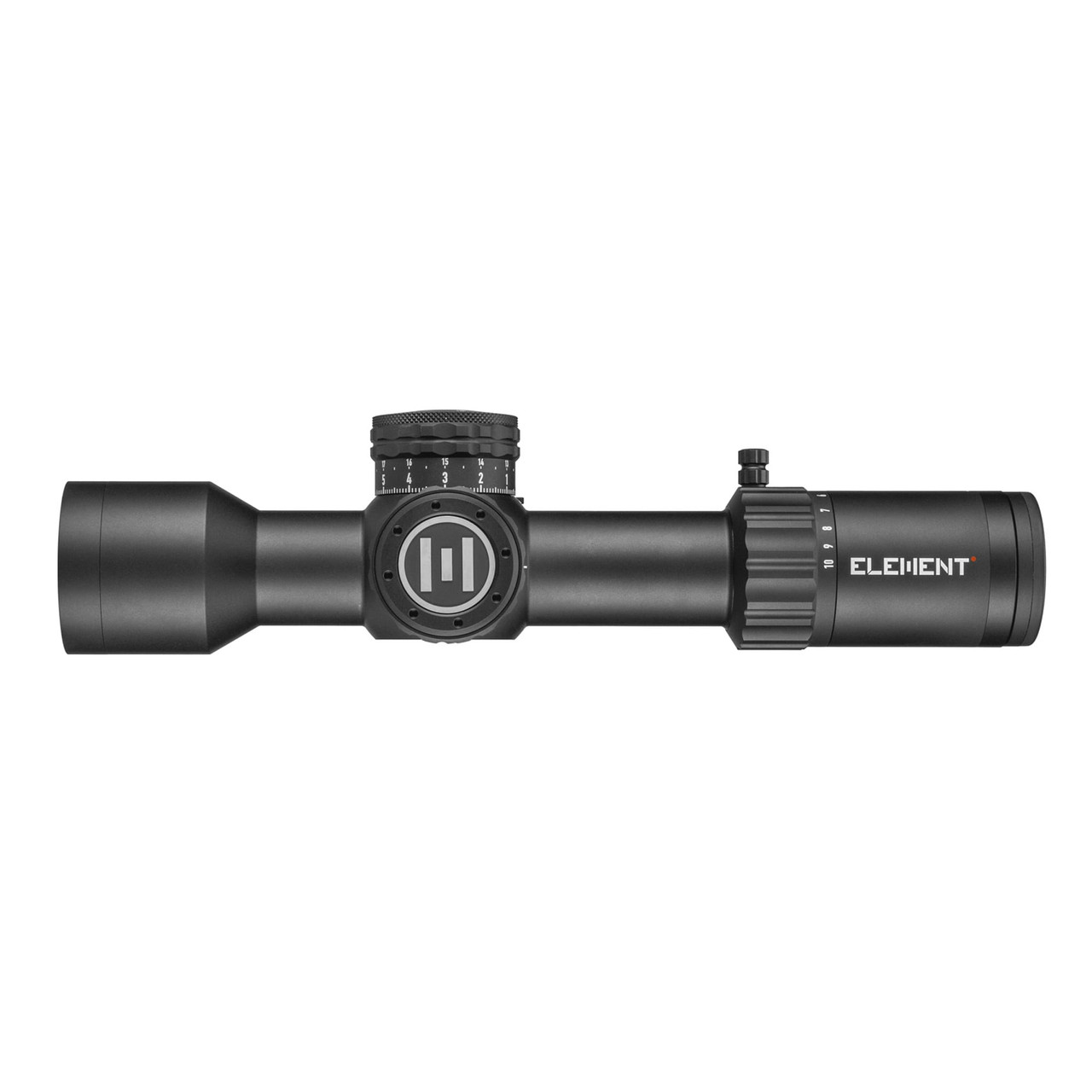 Element Optics Theos 2-10x42 FFP MRAD MPR-1D 34mm Tube 28.9oz Diffractrive Illuminated Weather Resistant Shock Proof Zero-Stop RevTrak Turrets 50063 - element optics
