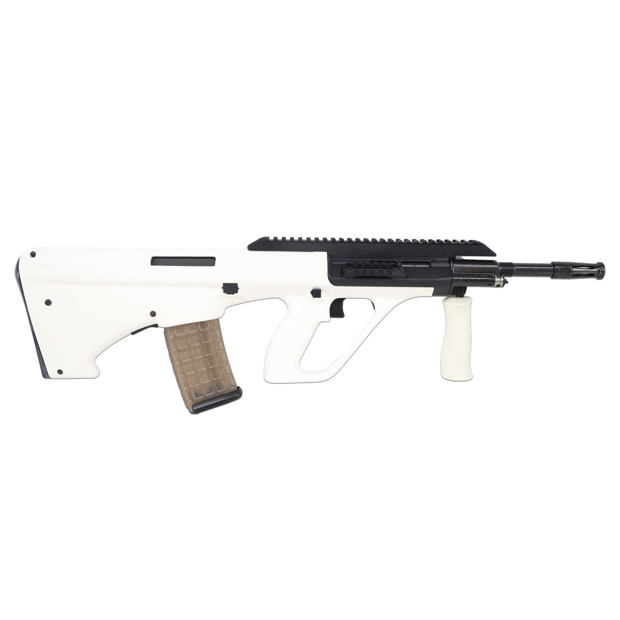 Steyr AUG A3 M2 5.56x45 NATO 16" Bbl Folding Charging Handle Semiautomatic White Rifle w/(1) 30rnd Waffle Magazine AUGM2WHIEXT - Steyr Mannlicher