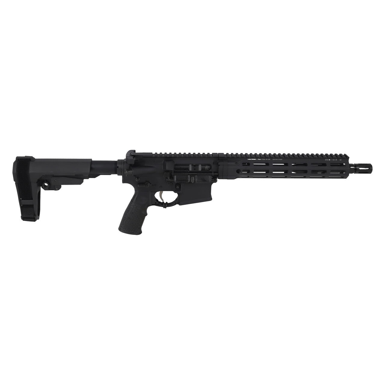 Daniel Defense DD4 P 5.56mm 11.5" 1:7 Govt Bbl Car LPG DD4 10.5" M-LOK Blk Semi-Auto Pistol w/SBA3 Brace & DDFH (No Mag) 02-201-15298-067 - Daniel Defense