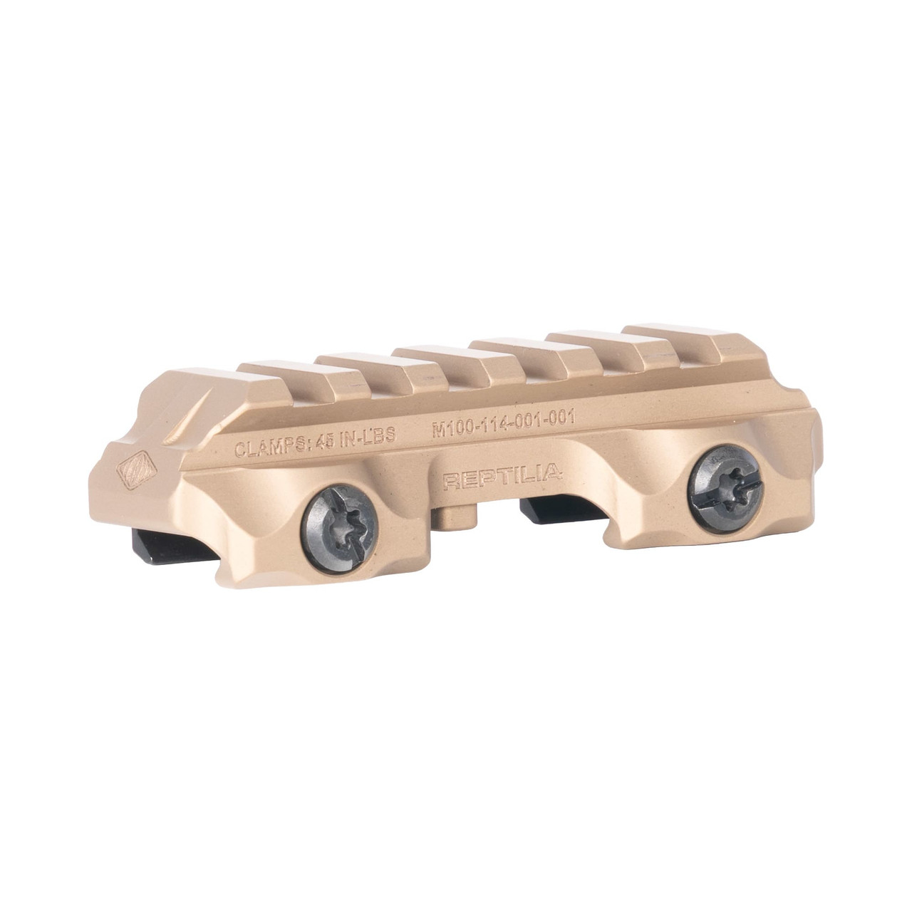 Reptilia RMU .625" 6 Slot FDE Picatinny Rail Mount 100-386 - Reptilia