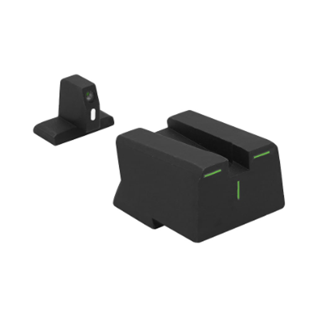 Meprolight USA Tru-Dot R4E G/G 1 Front 3 Rear Tritium White Alignment Line HK45, HK45C, P30, VP9, SFP9 (Not VP2020) Suppressor Pistol Set 122283191 - Meprolight USA