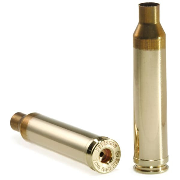 Peterson Brass 7mm Rem Mag Brass Rifle Casings Box of 250 40045P - Peterson Brass