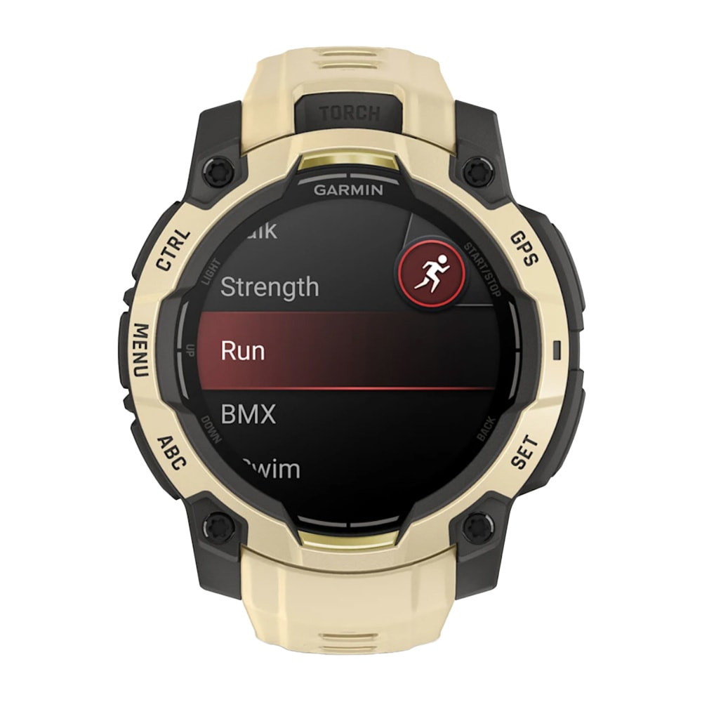 Garmin Instinct 3 45mm AMOLED Citrine with Citrine Silicone Band Smartwatch 010-02936-02 - Garmin