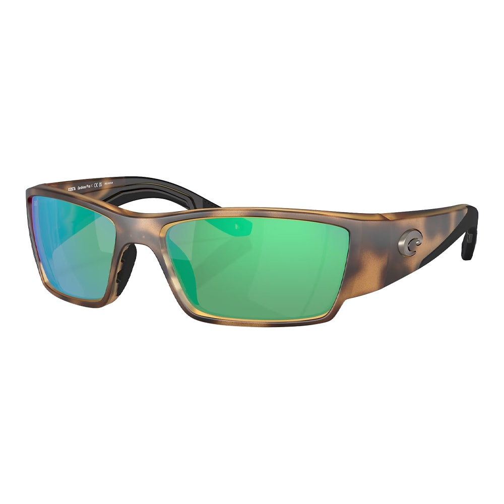 Costa Del Mar Corbina Pro Matte Tortoise Frame Green Mirror 580G Lens 06S9109-91091261 in Matte Tortoise/green Mirror - Costa Del Mar