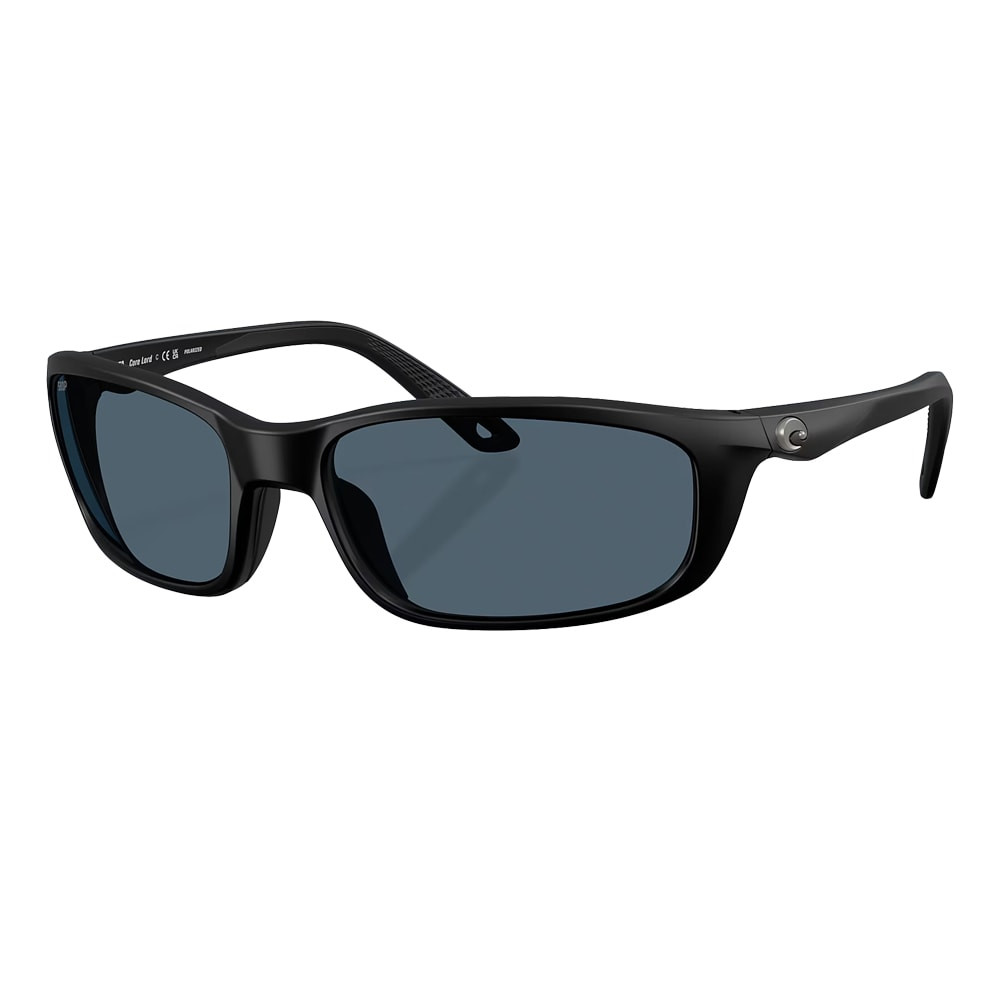 Costa Del Mar Brine II Black Frame Gray 580P Lens 06S9134-91340159 - Costa Del Mar