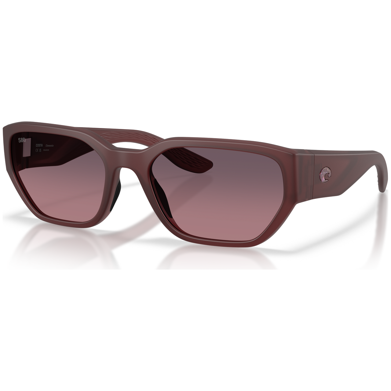 Costa Del Mar Clemente Matte Stormy Sunset Frame Rose Gradient 580G Lens 06S9125-91250758 - Costa Del Mar