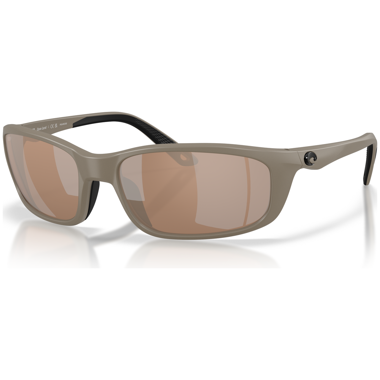Costa Del Mar Brine II Matte Sand Frame CopperSilver Mirror 580G Lens 06S9134-91341059 - Costa Del Mar