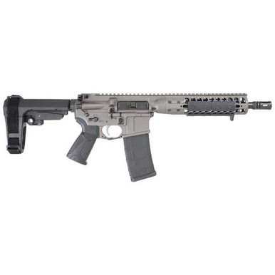 LWRC International LWRC ICDI Direct Impingement .300 Blackout 10.5" 1:7" 1/2x28 Bbl Tungsten Grey Pistol w/SBA3 Brace ICDIP3TG10SBA3ML - LWRC International