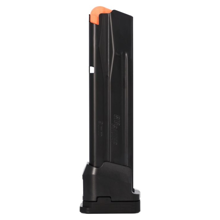 Sig Sauer P211/P320 Full/Carry 9mm 23rd Extended Magazine w/ Witness Holes for P320 Models 8901964 in Black