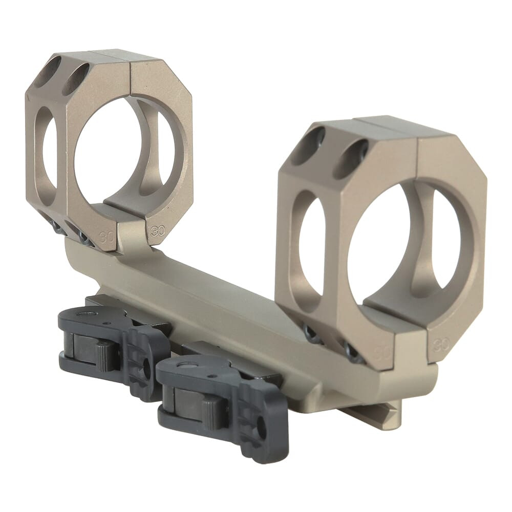 ADM AD-RECON 30mm Dual QD TAC FDE Scope Mount w/Vertical Split Rings, No Offset & Extra Wide 3.875" Ring Spacing AD-RECON-SEW-30-FDE-TAC - Like - USED/MISC