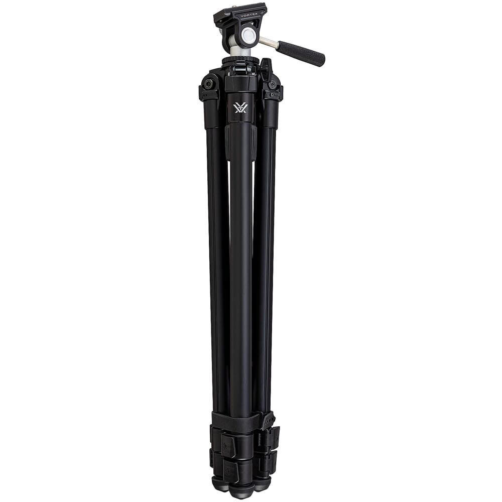 Vortex High Country II Aluminum Tripod Kit w/QR Plate, Rubber Packing Strap, Counterweight Hook, and (2) Hex Wrenches TR-HCY - Excellent - 