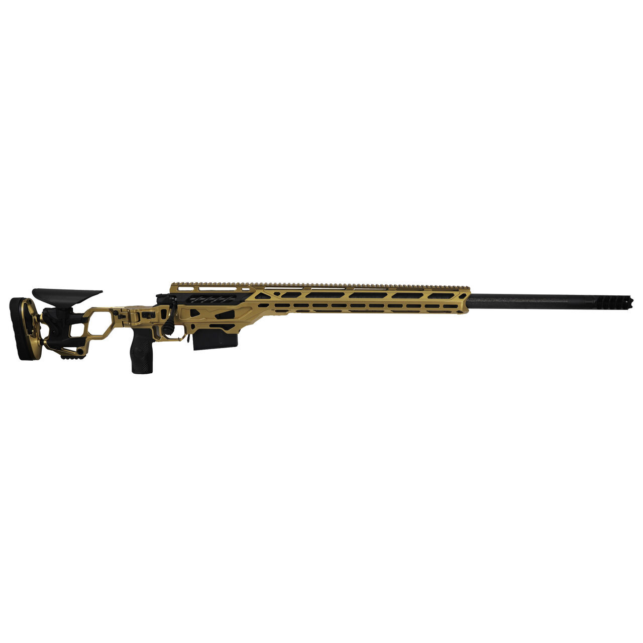 Cadex Defense CDX-33 X-LITE .338 Lapua Mag 30" 1:9.5 3/4"-24 Bbl 30 MOA Rail 5rd Cap 2S TRG FS FXG Rifle w/MX5 Brake CDX33-XL-338-30-IP30-H5D3N-FXG