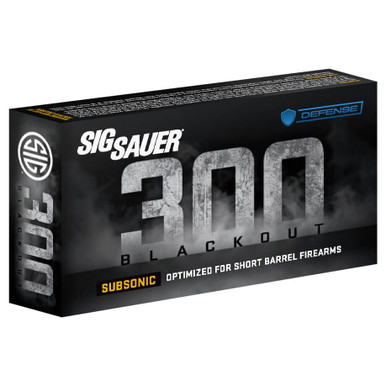 Sig Sauer SIG .300 Blackout 194gr Max Expansion Subsonic Ammunition (20/Box) C300D2-20 - Sig Sauer