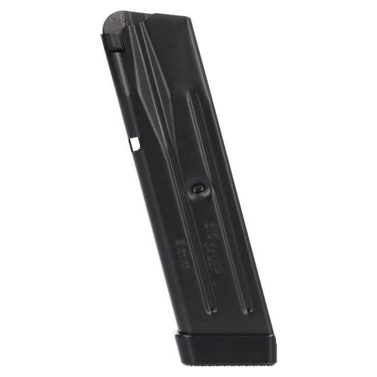 Sig Sauer P320 9mm 10rd Full Aluminum Baseplate Black Pistol Magazine 8901372