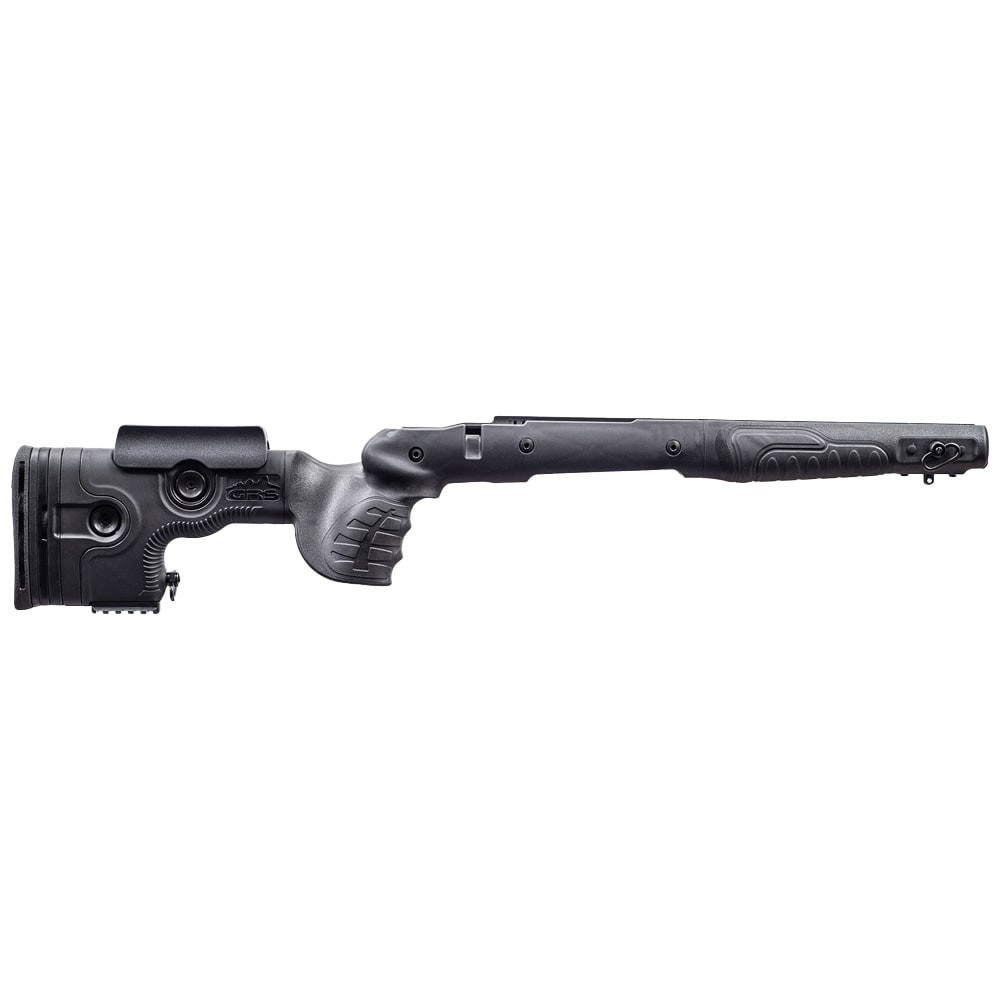 GRS Riflestocks Bifrost Strasser RS700 760mm-Length Adjustable LOP and Cheekpiece 58mm-Wide Forend w/ Limbsaver Black 107071 - GRS Riflestocks