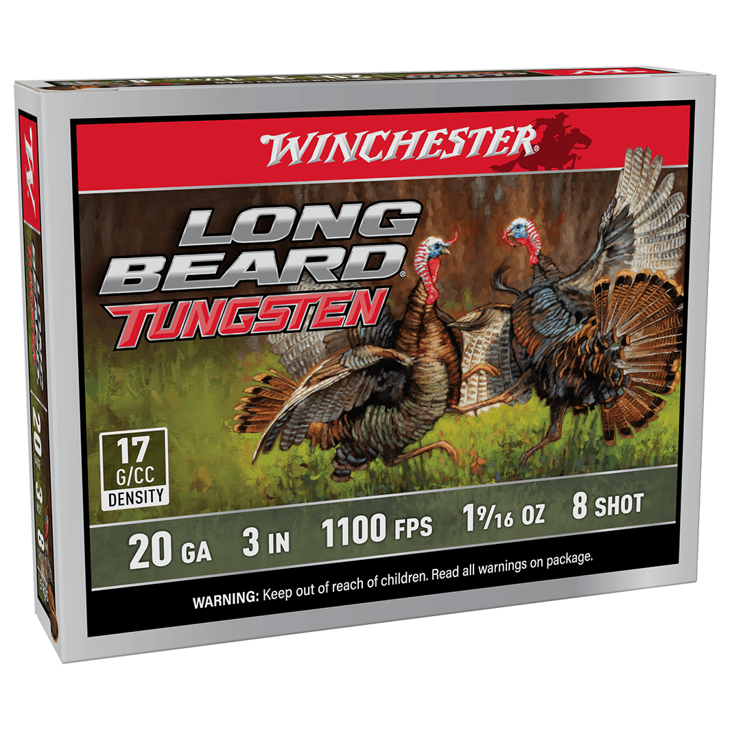 Winchester 20 ga 3" #8 Long Beard TS17 1-9/16 oz Case of 50 Shells LBT2038-CASE - Winchester