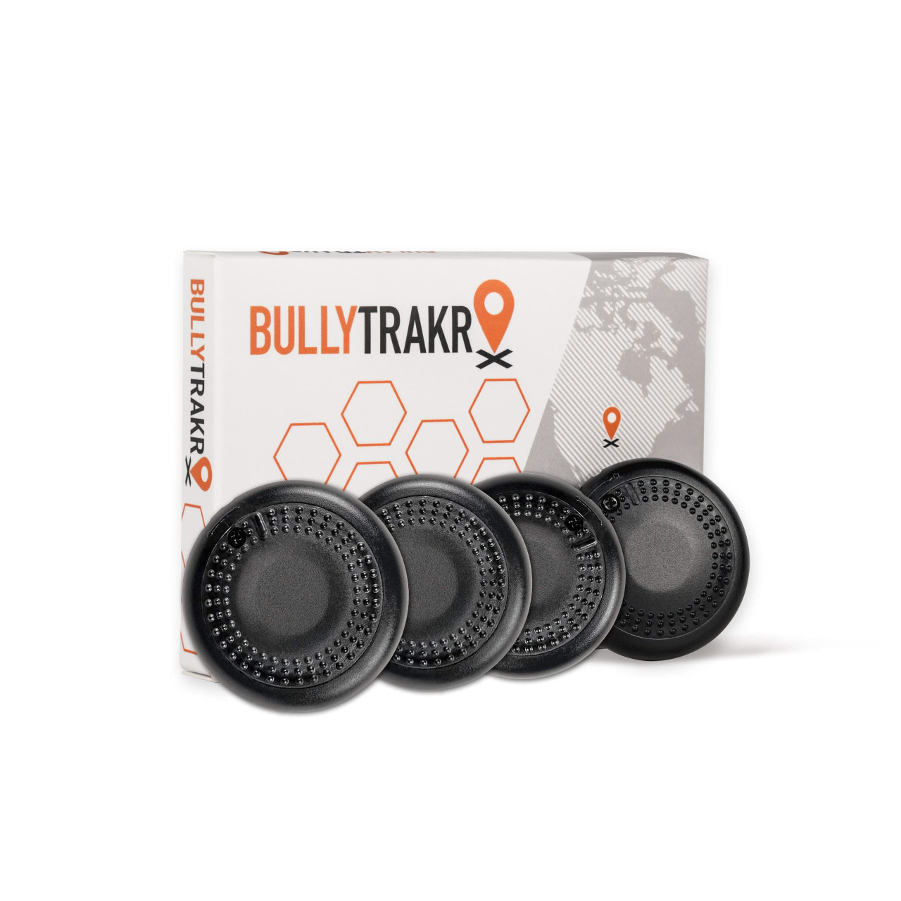 C&H Precision Bullywerx Bullytrakr WPS Tracking Device For IOS 4 Pack BW-AIRTAG-4PK in Black - C&H Precision