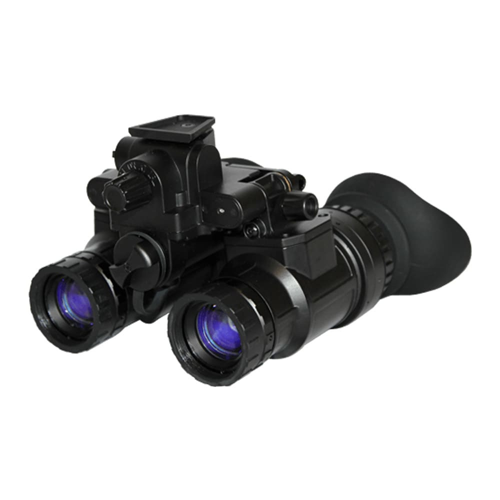 ATN PS31-2 Dual tube Night vision Goggle/Binocular BNVD 40 FOV Gen2+ 60-64lp/mm P45 White Phosphor NVGOPS3142W in Black - ATN