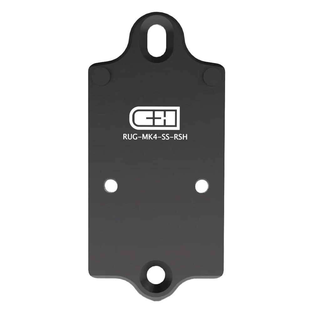 C&H Precision Ruger Mk IV-Lite & Silencer Shop Exclusive Plate For Trijicon (RMR/SRO) Holosun (407C/507C/507Comp/508T) C&H (EDCXl/Comp) RUG-MK4-SS-RSH - C&H Precision