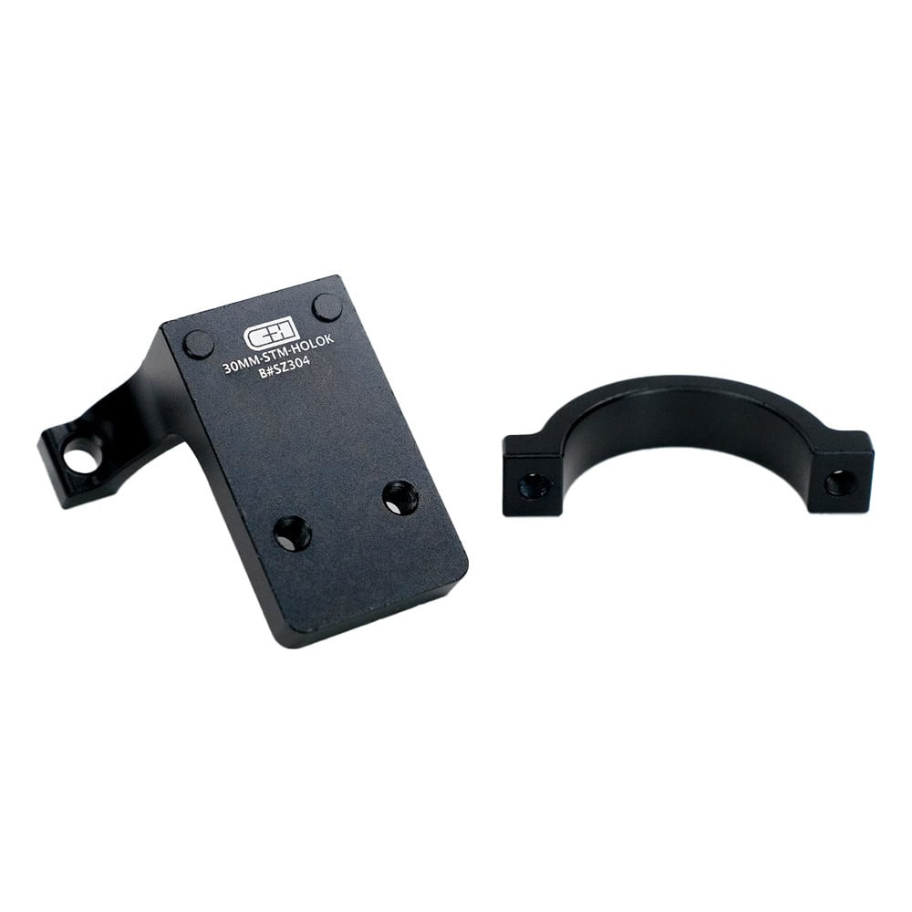 C&H Precision 30mm Tube Mount For Holosun (407K / 507K ) C&H (Edc / Edc Enclosed) &Olight Osight S 30MM-STM-HOLOk in Black - C&H Precision