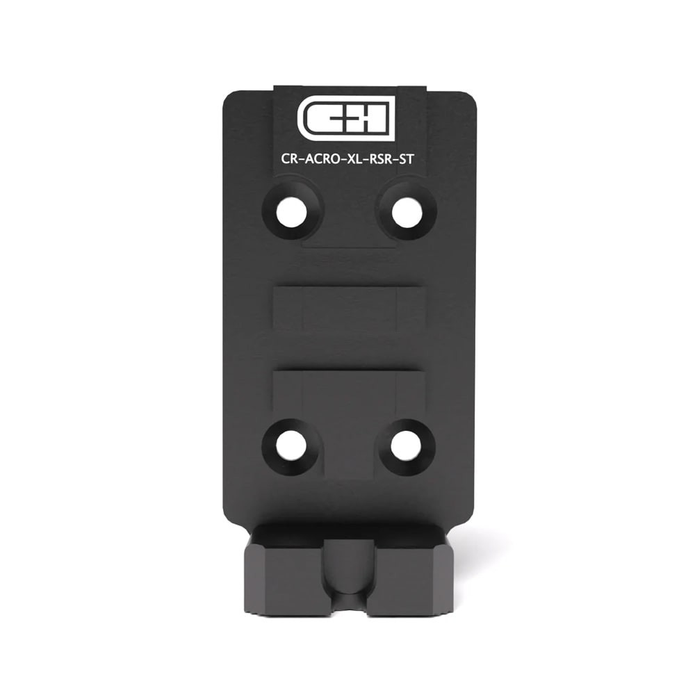 C&H Precision Cross 1911-2011 Optics Plate Plate For Aimpoint Acro w/ 10-8 Rear Sight CR-ACRO-XL-RSR-ST - C&H Precision
