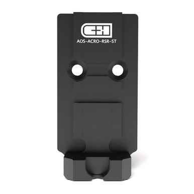C&H Precision Agency AOS-ACRO-XL-RSR-ST Steel Optic Cut Plate for Aimpoint ACRO