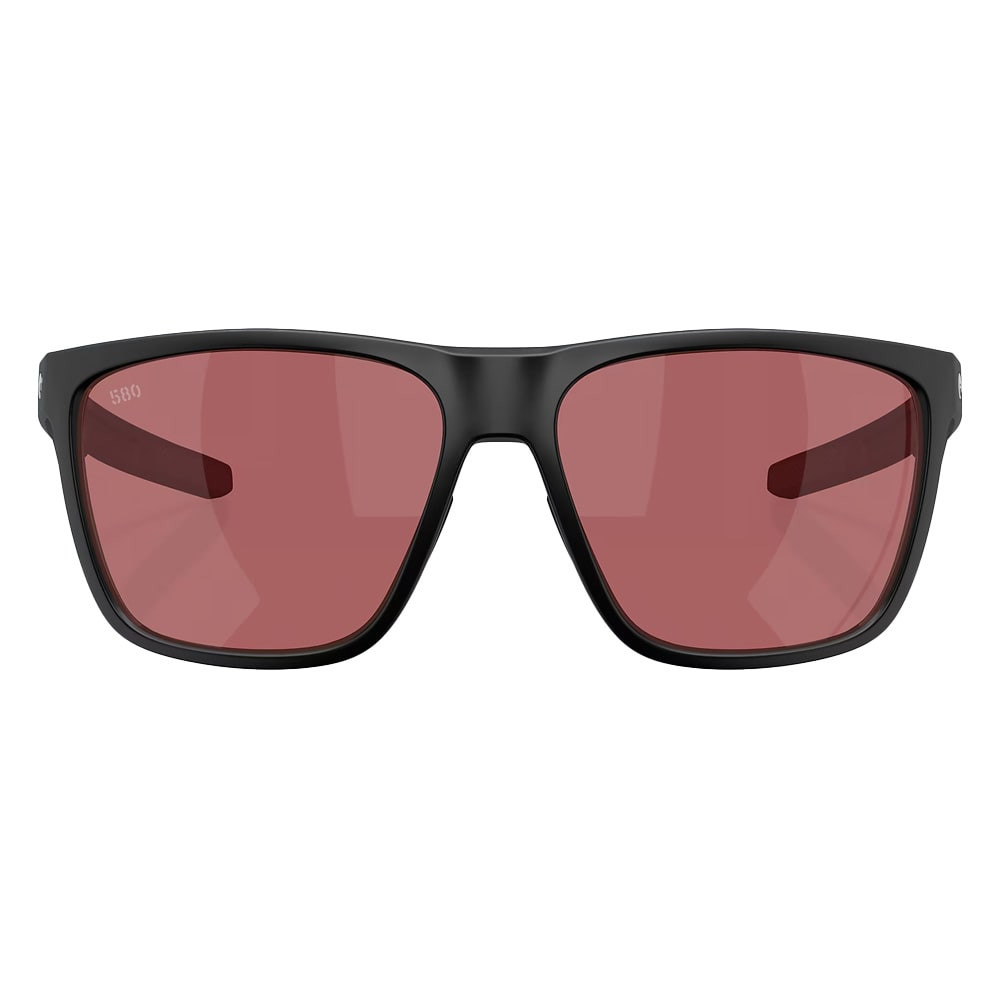 Costa Del Mar Ferg XL Matte Black Frame Rose 580G Lens 06S9012-90121862 - Costa Del Mar