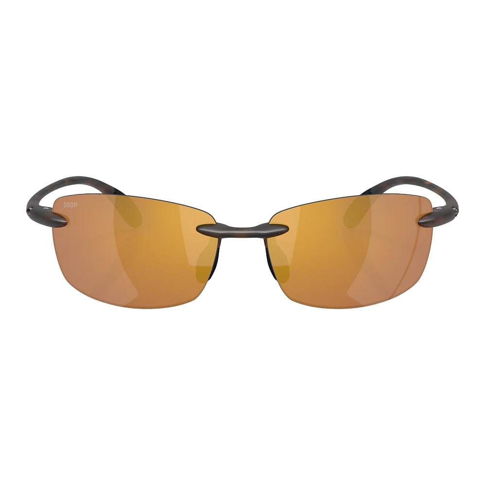 Costa Del Mar Ballast Matte Tortoise Frame Gold Mirror 580P Lens 06S9071-90711060 in Matte Tortoise/gold Mirror - Costa Del Mar