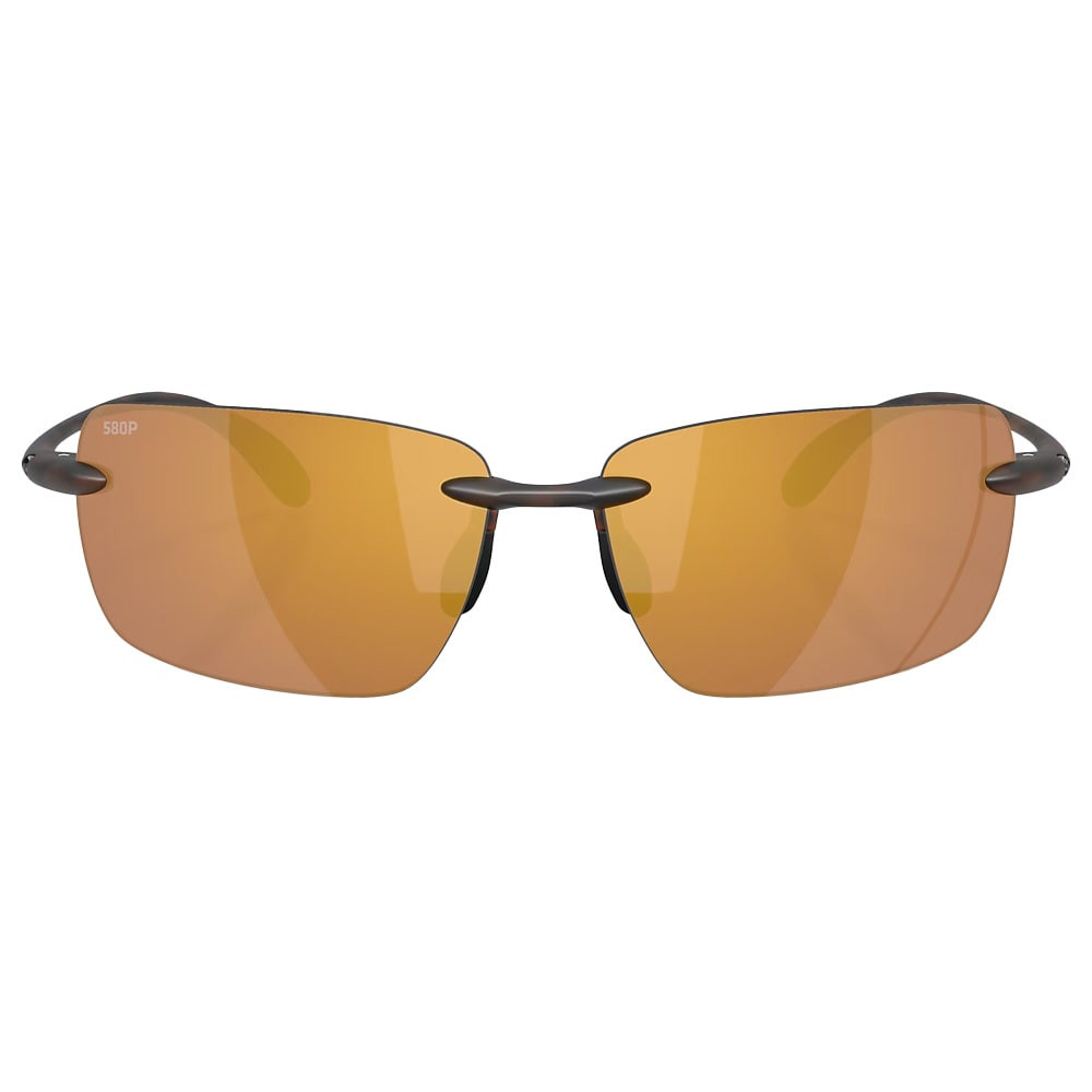Costa Del Mar Gulf Shore Matte Tortoise Frame Gold Mirror 580P Lens 06S9074-90740766 in Matte Tortoise/gold Mirror - Costa Del Mar