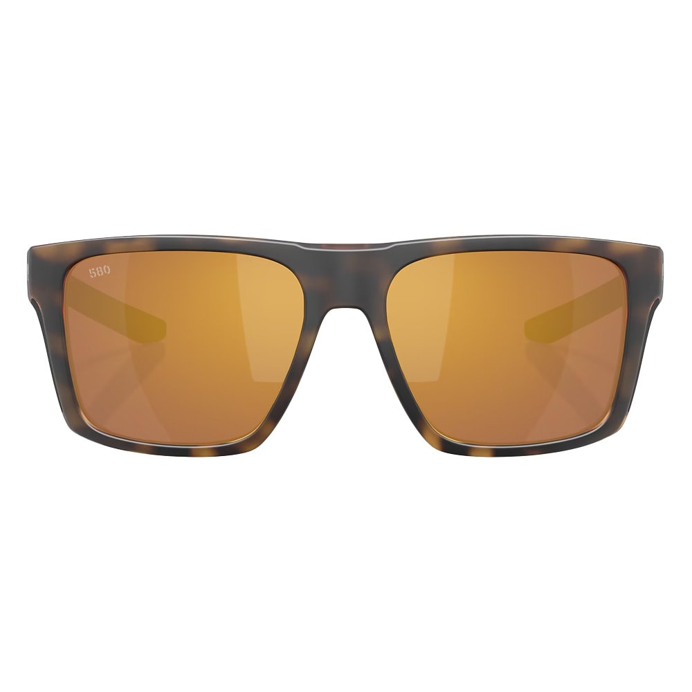 Costa Del Mar Lido Matte Tortoise Frame Gold Mirror 580G Lens 06S9104-91041657 - Costa Del Mar