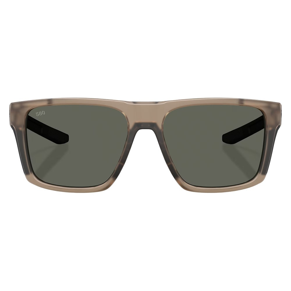Costa Del Mar Lido Matte Brown Smoke Frame Gray 580G Lens 06S9104-91041957 - Costa Del Mar