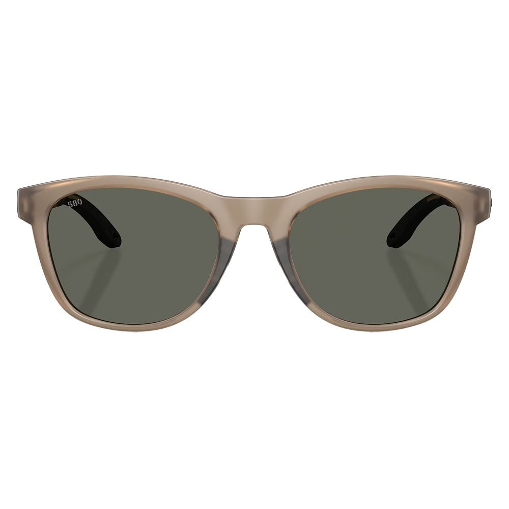 Costa Del Mar Aleta Matte Brown Smoke Frame Gray 580G Lens 06S9108-91081054 - Costa Del Mar