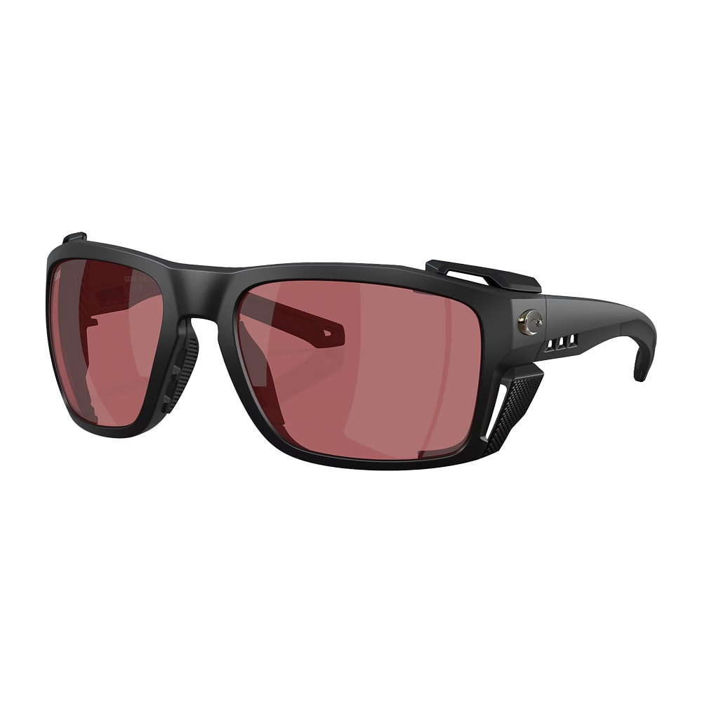 Costa Del Mar King Tide 8 Matte Black Frame Rose 580G Lens 06S9111-91110860