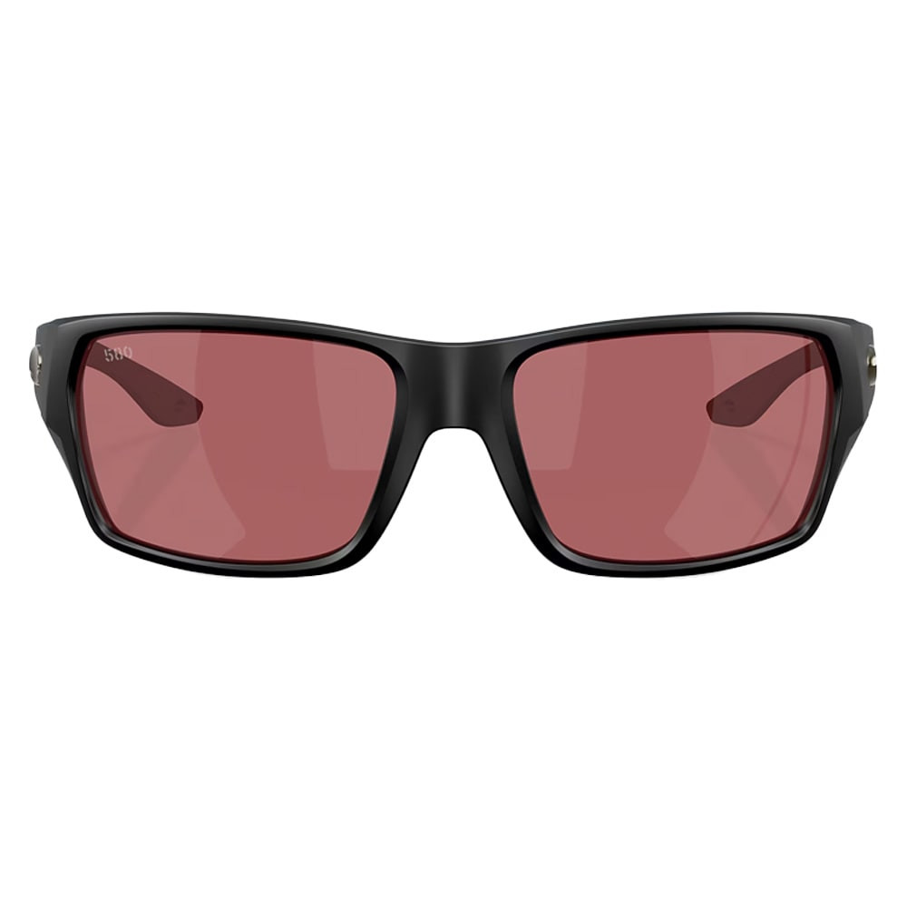 Costa Del Mar Tailfin Matte Black Frame Rose 580G Lens 06S9113-91131460 - Costa Del Mar