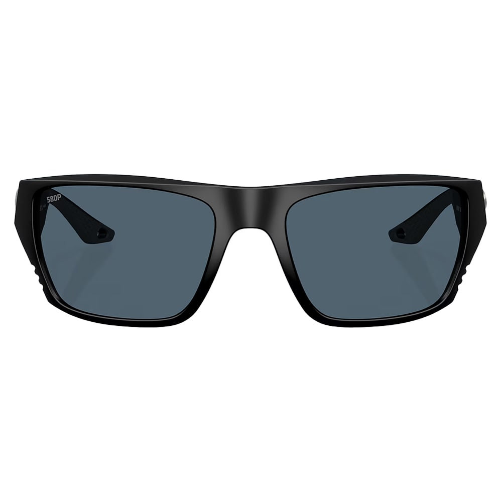 Costa Del Mar Finlet Matte Black Frame Gray 580P Lens 06S9118-91180559 - Costa Del Mar