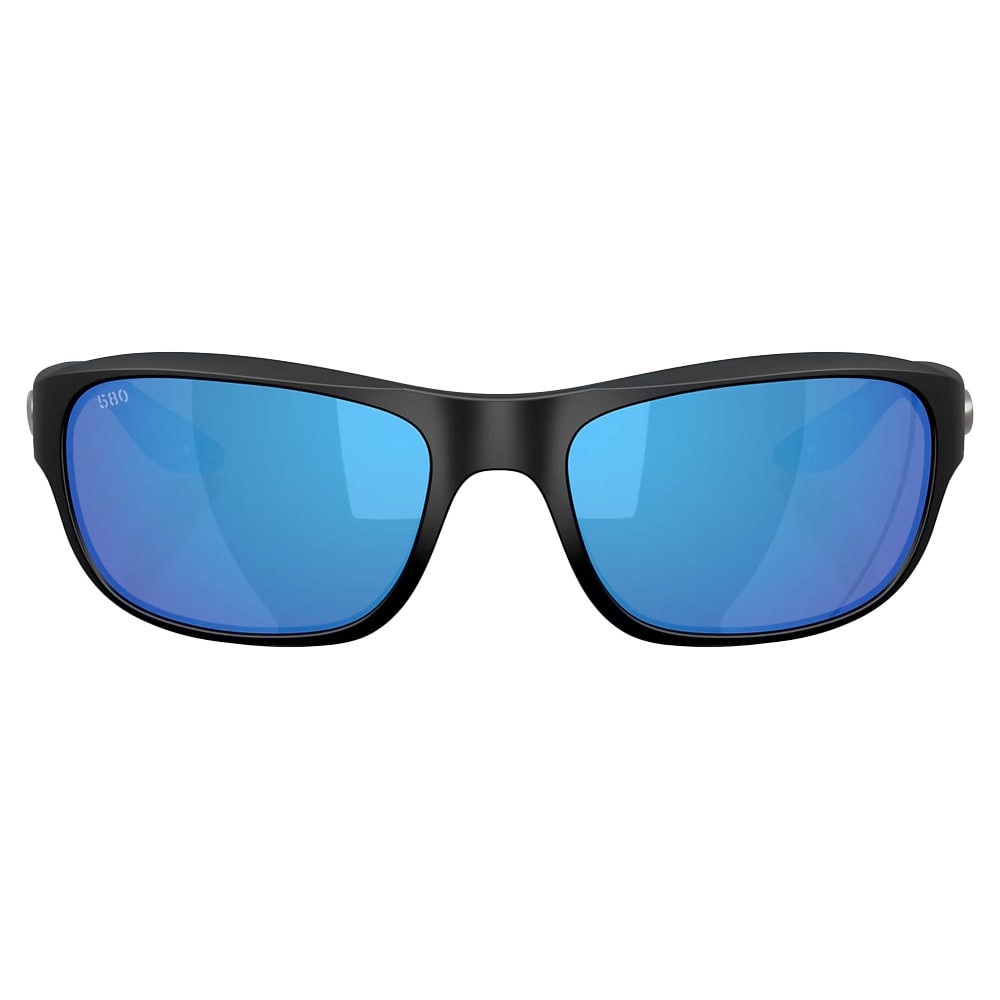 Costa Del Mar Clipperton Matte Black Frame Blue Mirror 580G Lens 06S9119-91190158 - Costa Del Mar