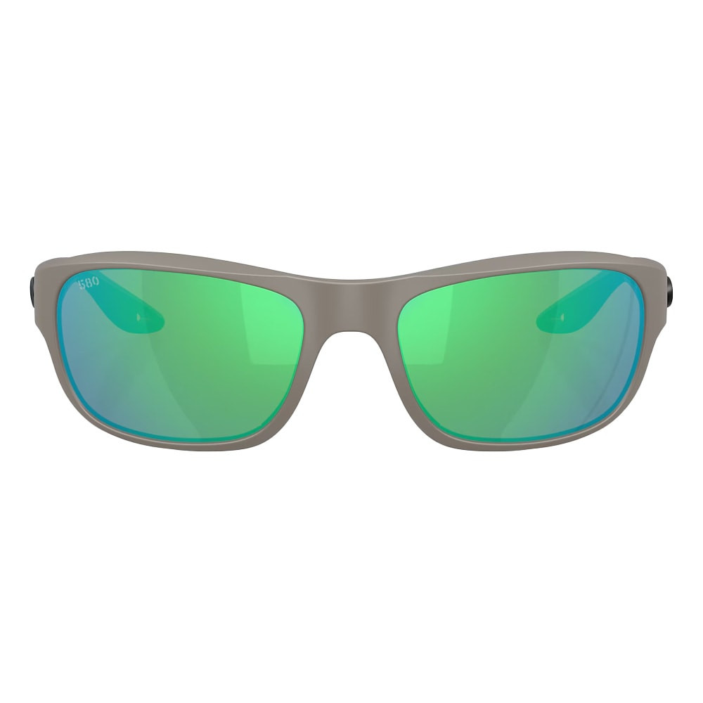 Costa Del Mar Clipperton Matte Olive Shale Frame Green Mirror 580G Lens 06S9119-91191258 - Costa Del Mar