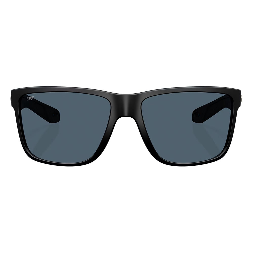 Costa Del Mar Broadbill II Matte Black Frame Gray 580P Lens 06S9120-91200558 in Matte Black/gray - Costa Del Mar