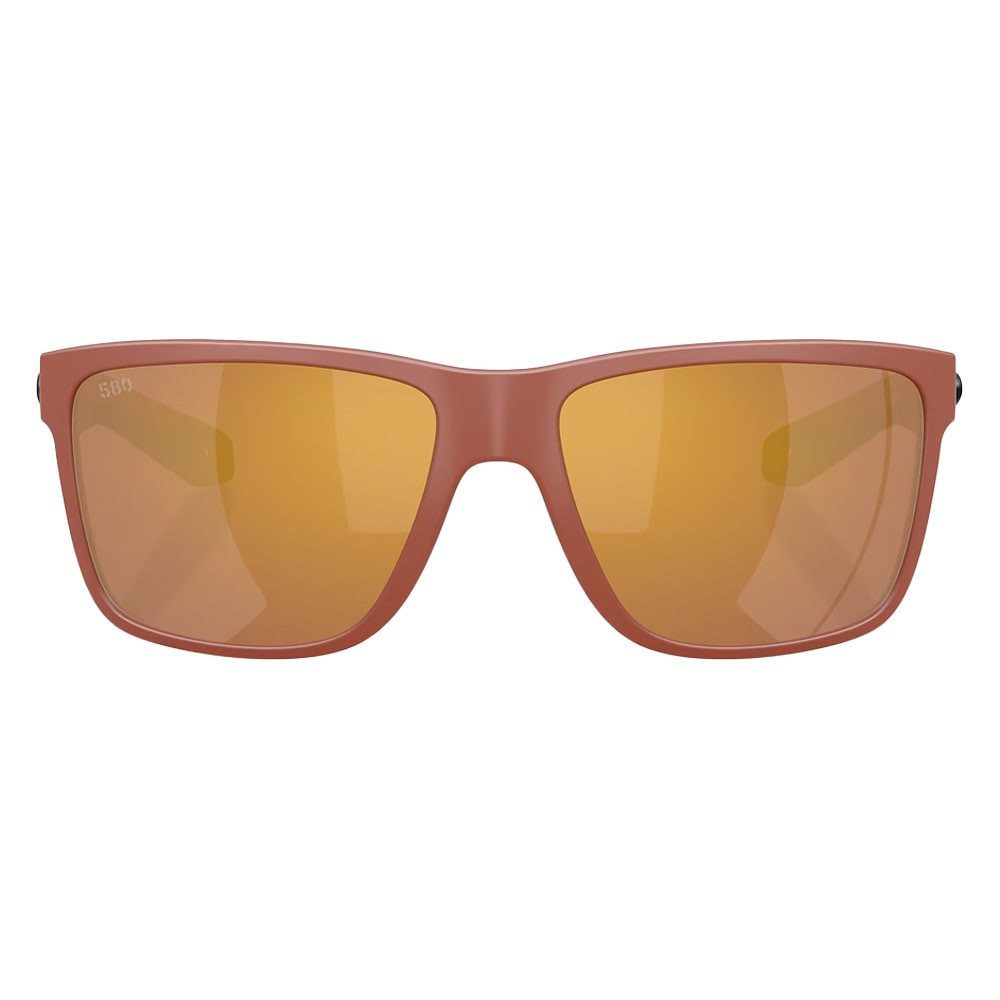 Costa Del Mar Broadbill Ii Matte Terra Cotta Frame Gold Mirror 580G Lens 06S9120-91201658 - Costa Del Mar