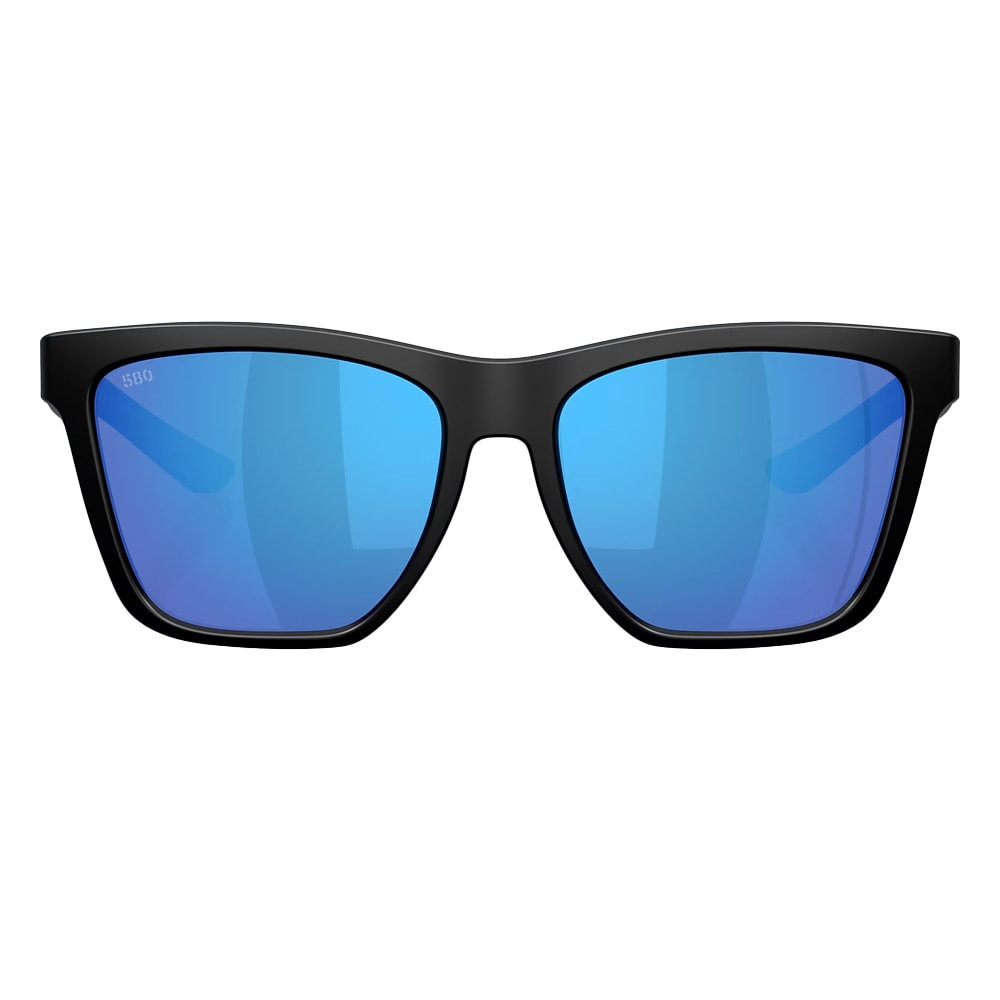 Costa Del Mar Panga II Matte Black Frame Blue Mirror 580G Lens 06S9122-91220657 - Costa Del Mar