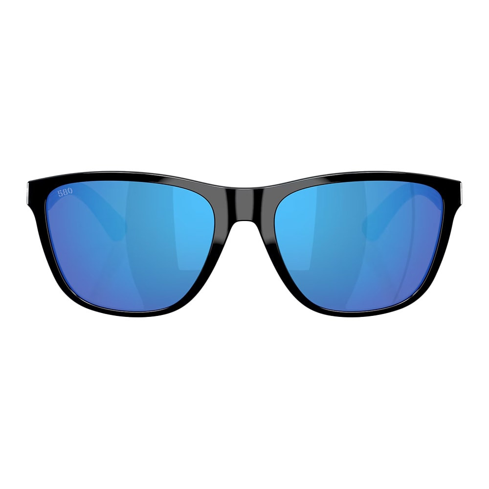 Costa Del Mar Corrientes Black Frame Blue Mirror 580G Lens 06S9124-91240157 in Black/Blue Mirror