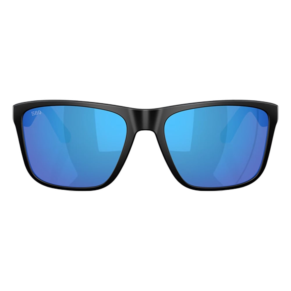 Costa Del Mar Los Alijos Matte Black Frame Blue Mirror 580G Lens 06S9126-91260159 in Matte Black/blue Mirror - Costa Del Mar