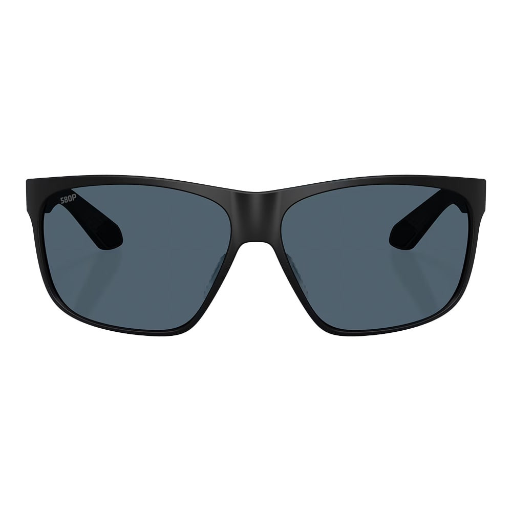 Costa Del Mar Trades Matte Black Frame Gray 580P Lens 06S9128-91280160 - Costa Del Mar