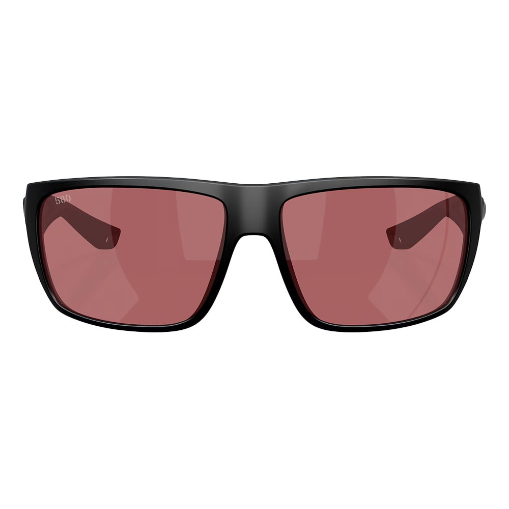 Costa Del Mar Fly Line Matte Black Frame Rose 580G Lens 06S9129-91290764 in Matte Black/rose - Costa Del Mar