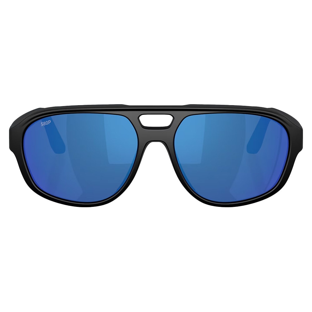 Costa Del Mar Street Heat Matte Black Frame Blue Mirror 580P Lens 06S9133-91330355 - Costa Del Mar