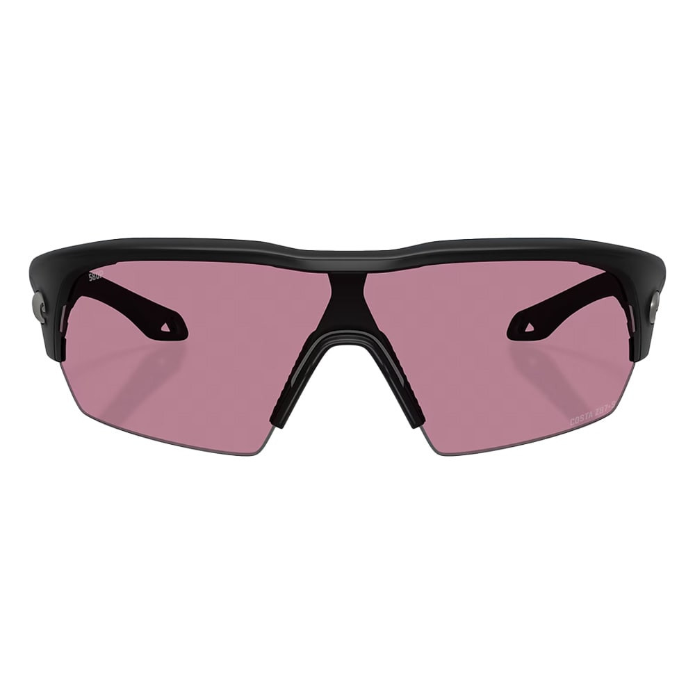 Costa Del Mar Pilothouse Pro Matte Black Frame Rose 580P Lens 06S9137-91370235 - Costa Del Mar