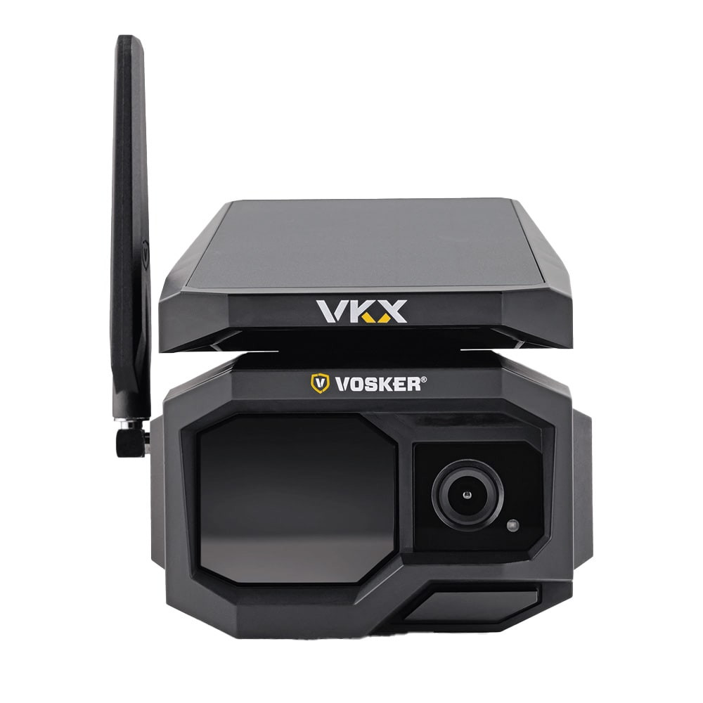 Spypoint Vosker VKX-M Solar-Powered Security Camera, 4G-LTE Remote-Accesible 1080p Motion Activated Weather Resistant 1408 in Black - Spypoint