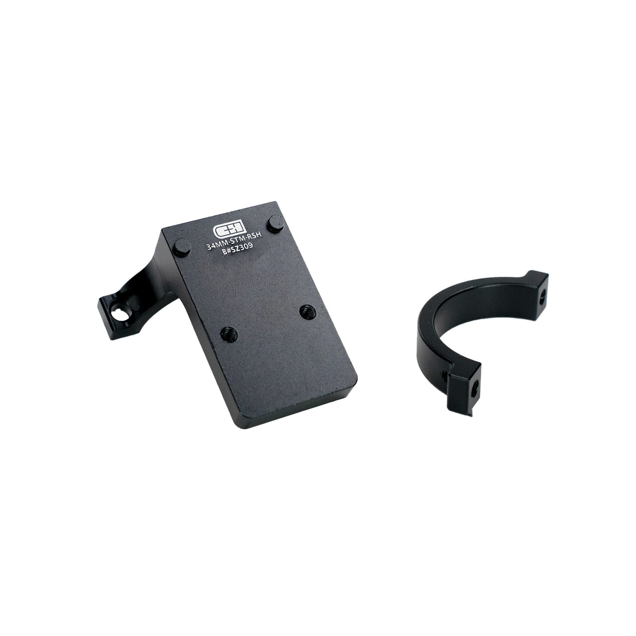 C&H Precision 34mm Tube Mount For Trijicon (RMR/RMRHD/Sro /Rcr)Holosun (407C/507C/507Comp/508T) C&H ( Edc-Xl / Comp) &Olight Osight X 34MM-STM-RSH in - C&H Precision
