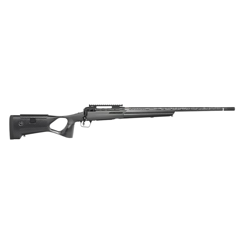 Savage Arms Model 110 KLYM V2 .308 Win 22"Bbl 1:10 THR Brake CF Wrapped SS Carbon Fiber Stock 1-piece Rail Bolt Action Rifle 33039 in Black - Savage Arms