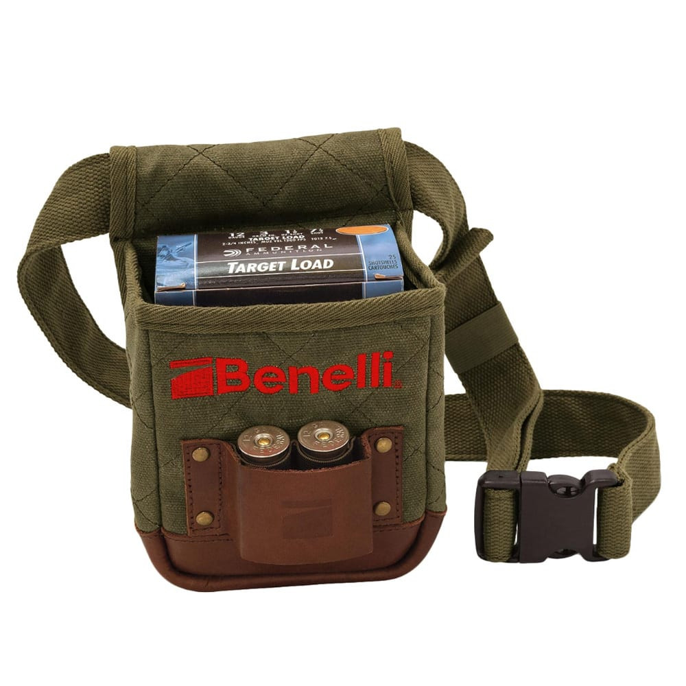 Benelli Ben Small Olive Shell Pouch 94075 in Olive Green - Benelli